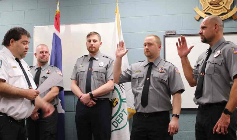 Green River Fire Department Promotes 3 Firefighters
