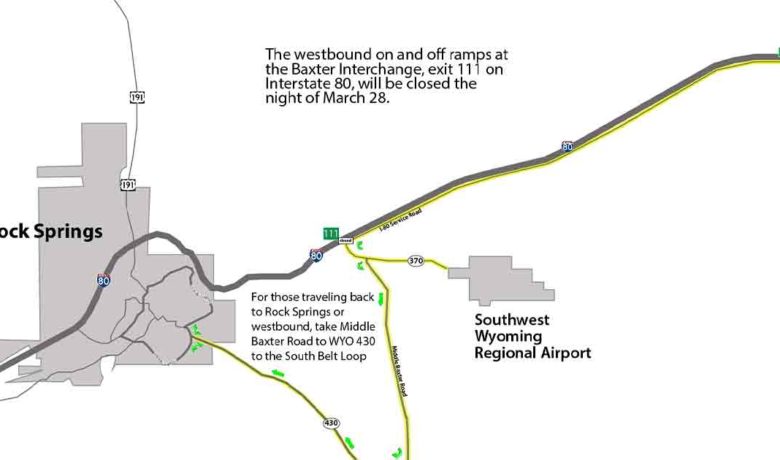 I-80 Baxter Interchange Will Close Tonight, Crews to Remove Bridge