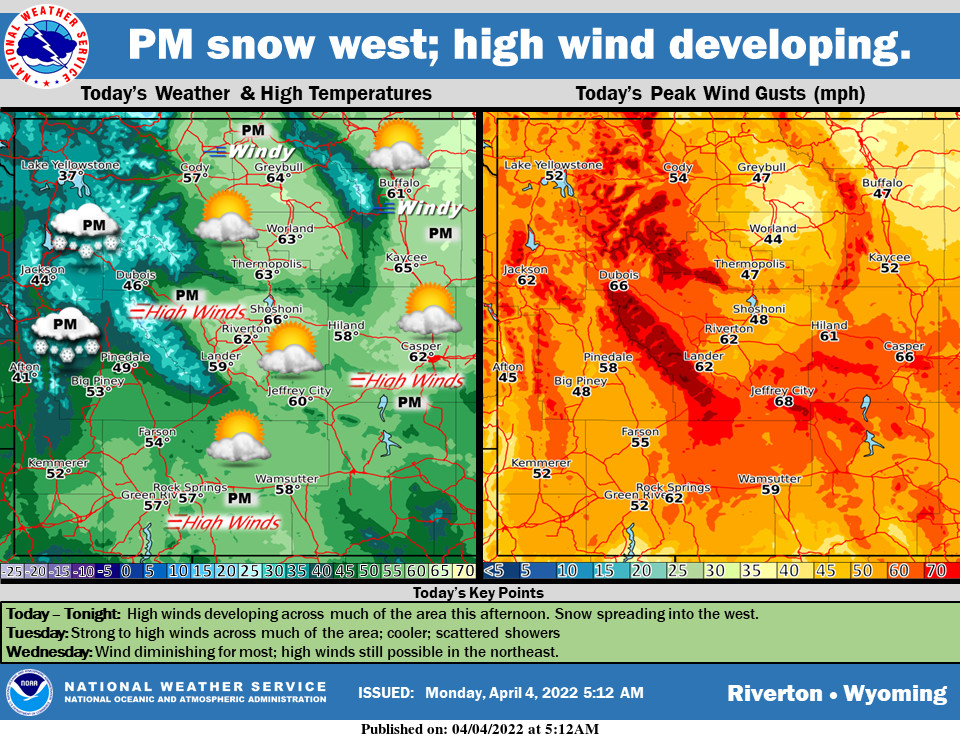 Increasing Clouds with a High Near 57
