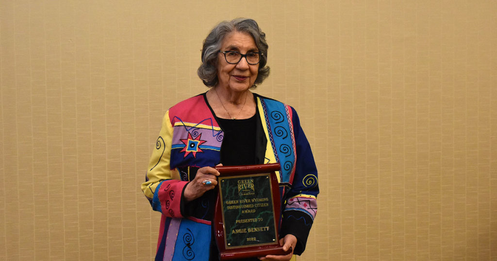 Green River Chamber Honors Angie Bennett with 2022 Distinguished Citizen Award