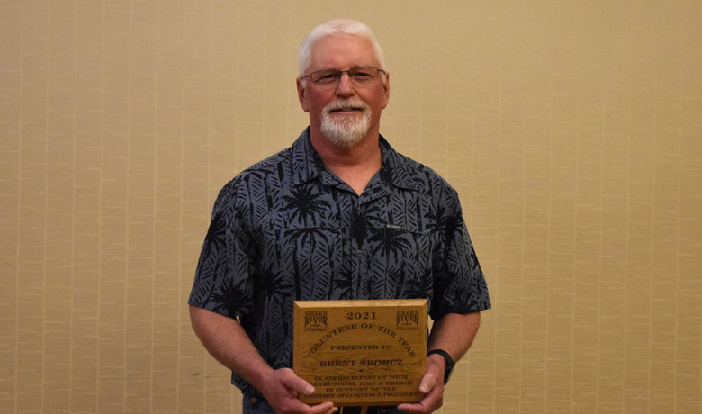 Brent Skorcz is Green River’s 2021 Volunteer of the Year