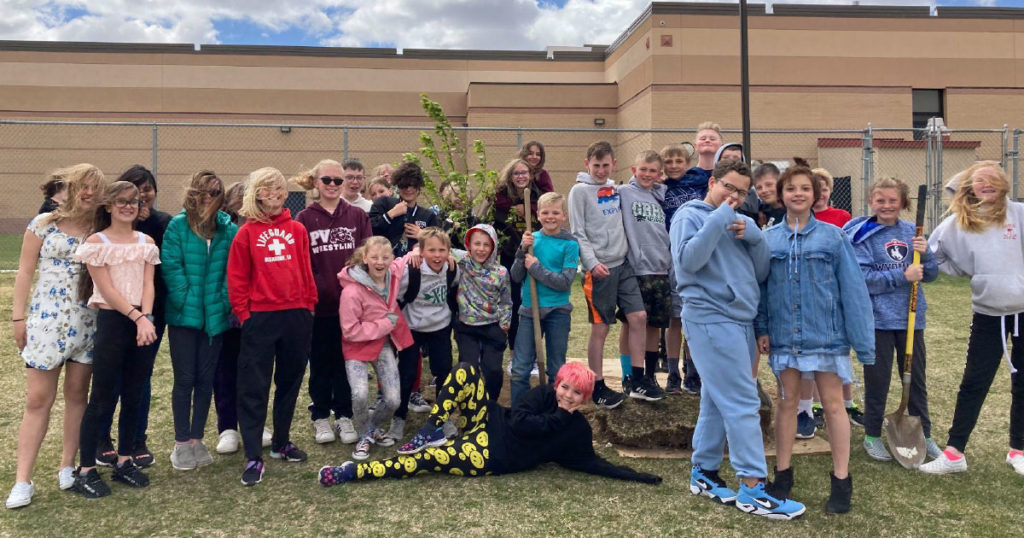 Lincoln Middle School Celebrates Arbor Day