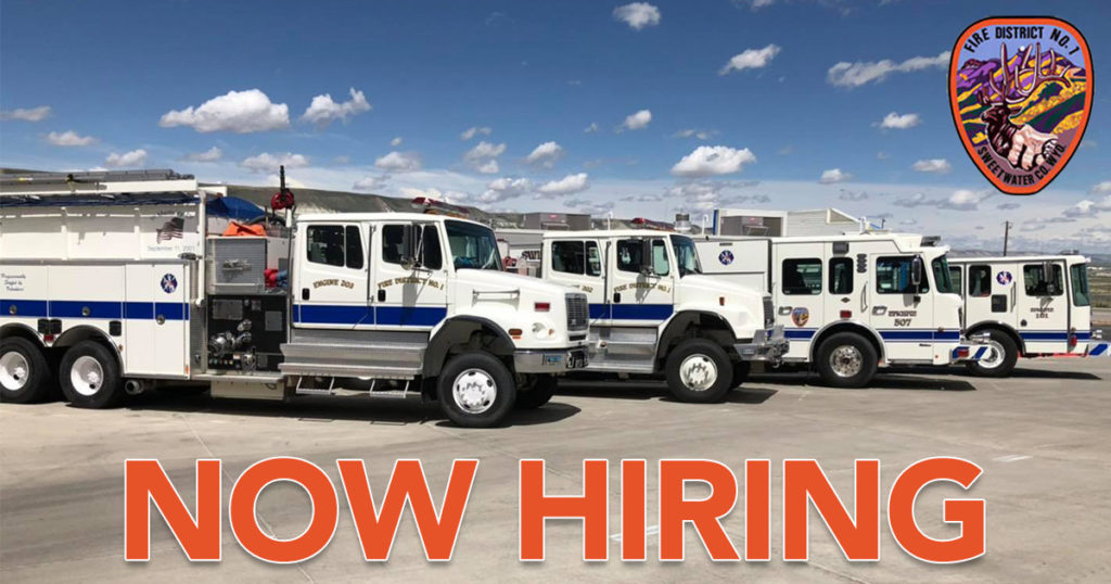 SCFD#1 Now Hiring Seasonal Firefighters
