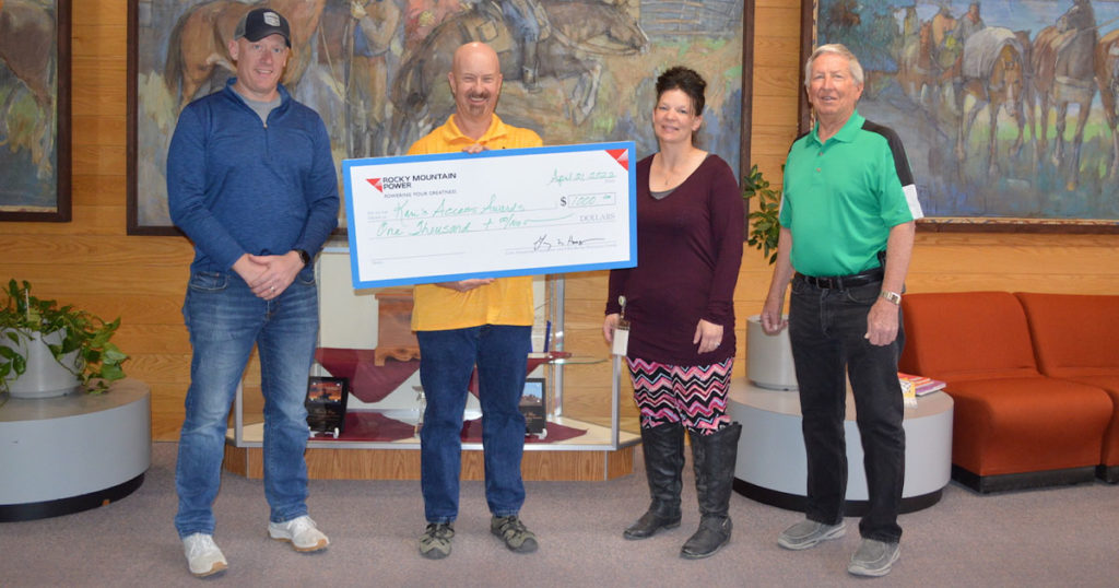 Rocky Mountain Power Makes Generous Donation to Kari’s Access Awards