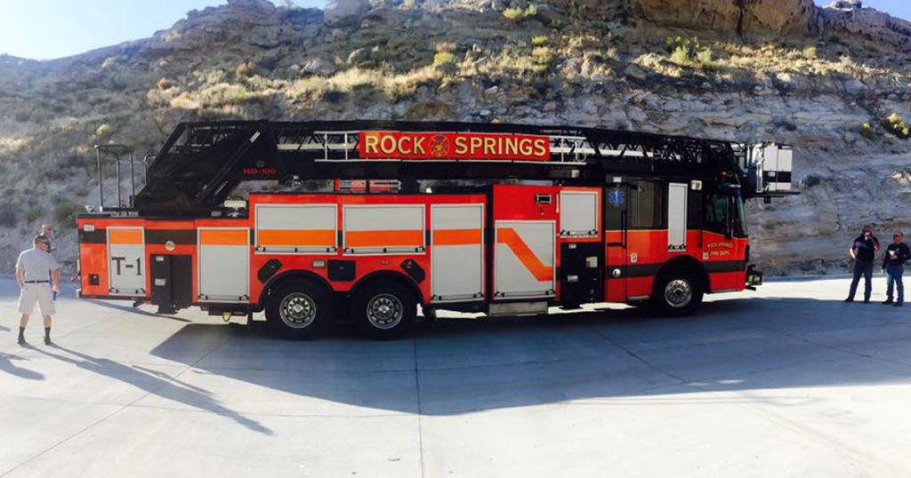 Rock Spring Fire Department Responds to Call in Skyline Village