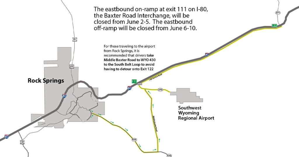 Travelers Advised of I-80 Baxter Interchange Eastbound Ramp Closures