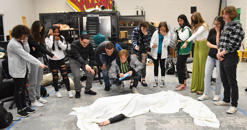 GRHS Theatre Prepares for Final Performance, Awards Banquet with Café Murder