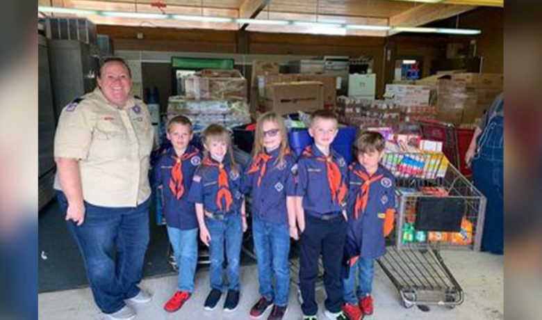 Tiger Den Pack 312 Scouts Create Birthday Boxes for Food Bank