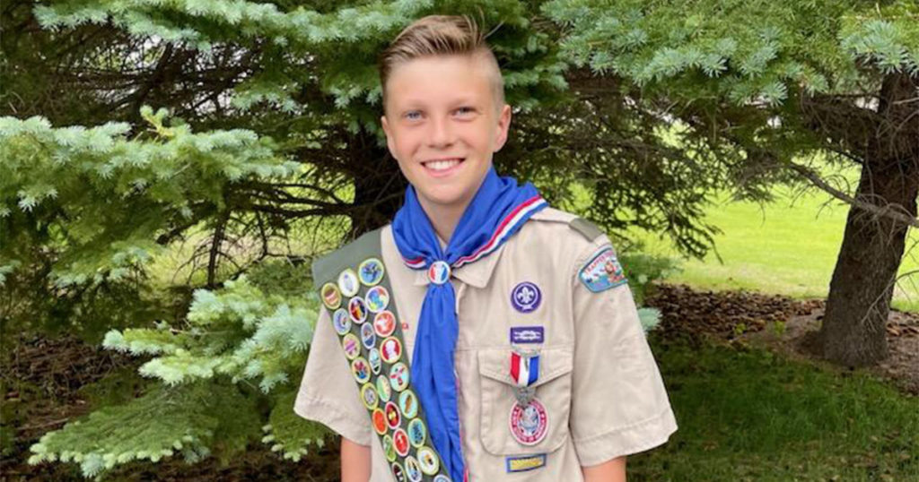 Boy Scout Koen Asper Received Eagle Scout Award