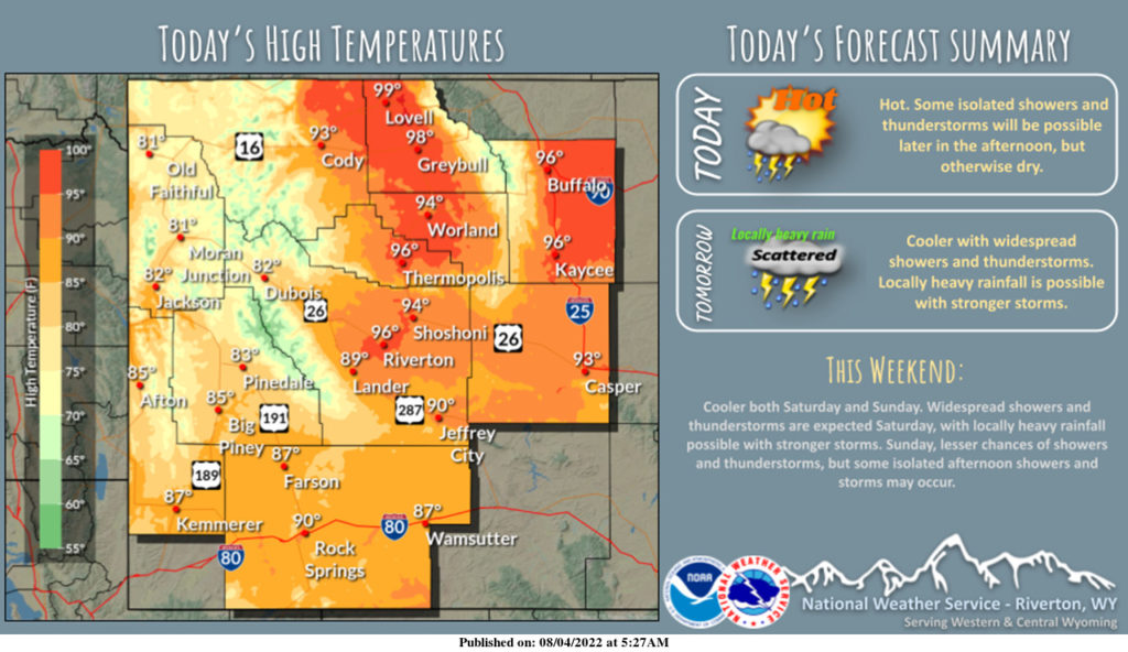 Increasing Clouds With a High Near 89