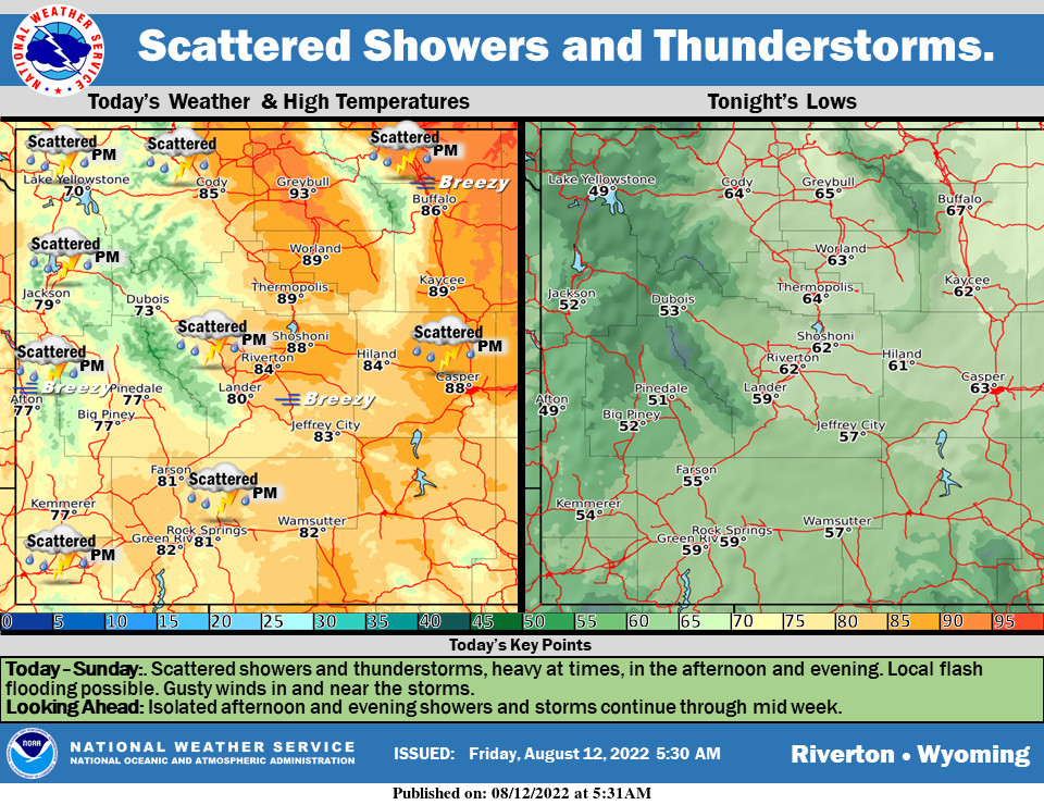 Mostly Sunny With a High Near 81