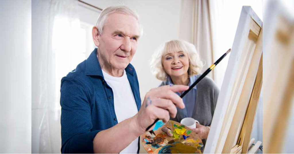 Library Offers Creative Aging Acrylic Watercolor Class for Seniors