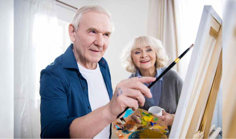 Library Offers Creative Aging Acrylic Watercolor Class for Seniors