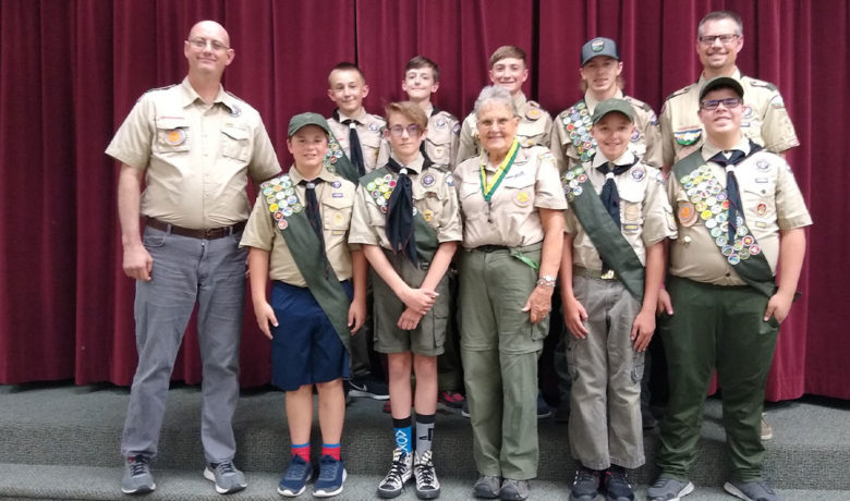 Boy Scout Troop 86 Members Receive Merit Badges, Rank Advancements