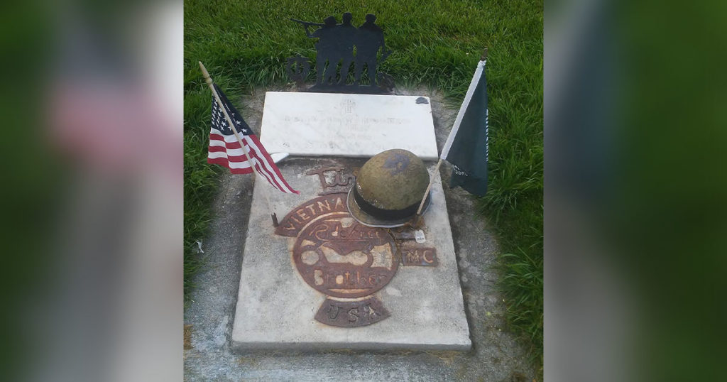 Vietnam Veteran’s Helmet Stolen from Gravesite in GR Cemetery