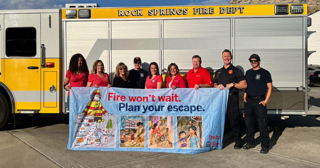 State Farm, Rock Springs Fire Department Team Up For Fire Prevention Week