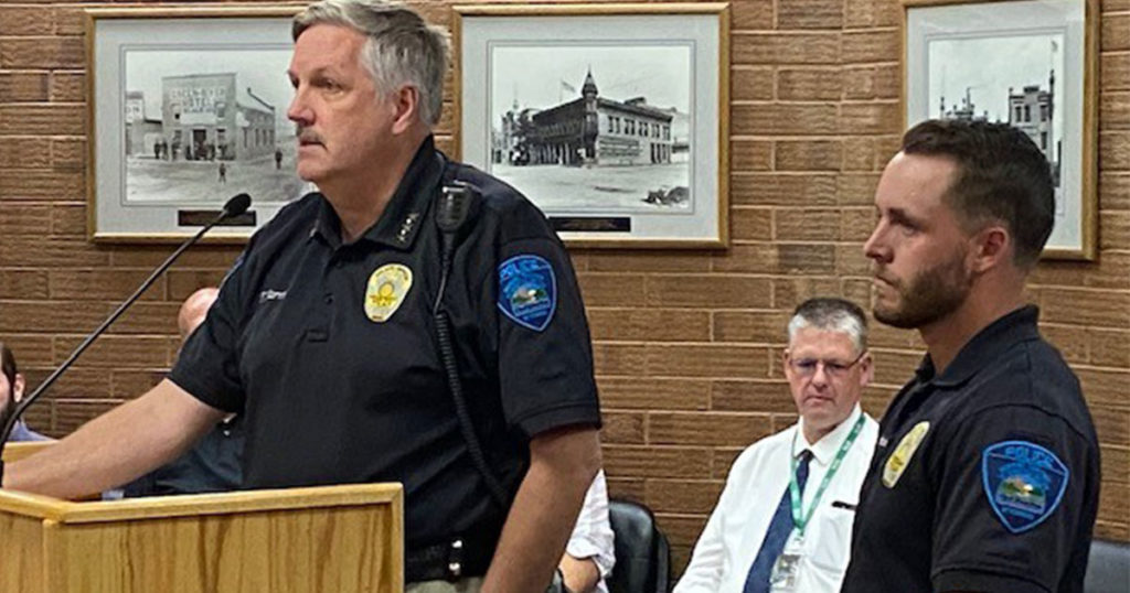 GR Council Honors Police Officer with Emergency Medical Service Award