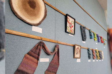 Fiber Arts Exhibit on Display at White Mountain Library