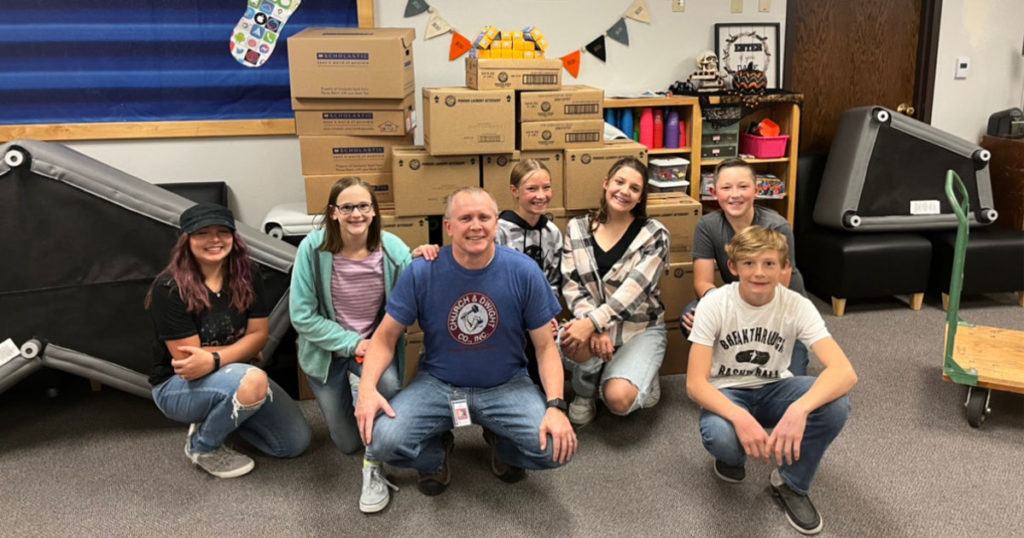 RSJH Students Create Pantry to Help Those in Need