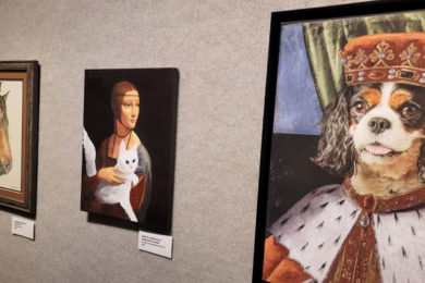 Pet Portraits on Display at Community Fine Arts Center
