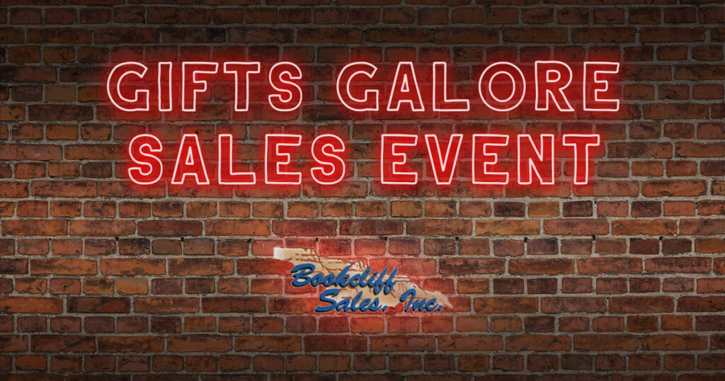 Gifts Galore and Prices to Adore at Bookcliff Sales December 1st & 2nd