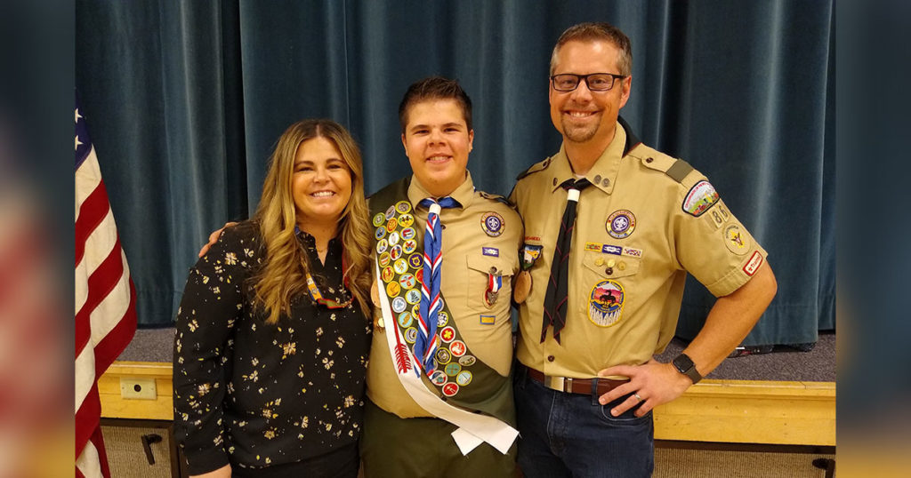 Boy Scout Logan Conover Earns Eagle Scout, Silver Palm Award