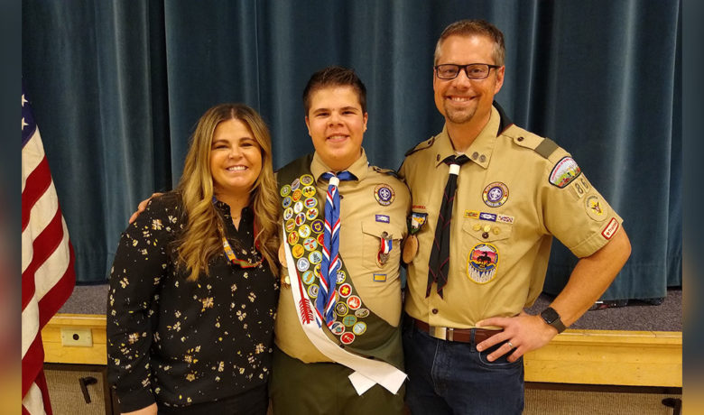Boy Scout Logan Conover Earns Eagle Scout, Silver Palm Award