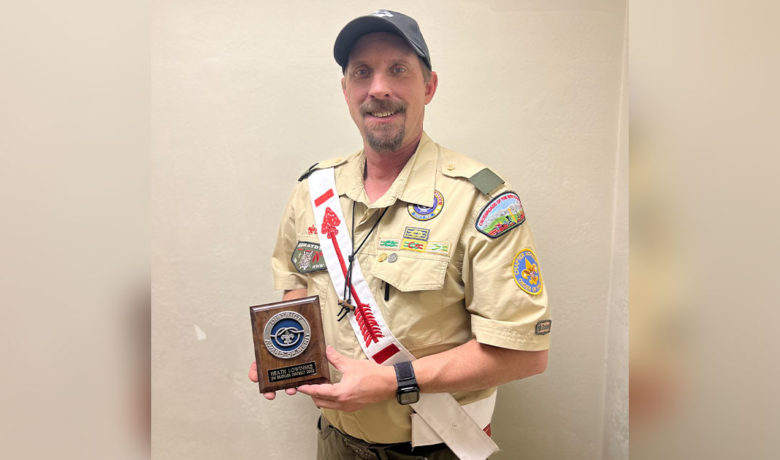Local Scoutmaster Heath Lowinske Receives Highest Honor a Volunteer Can Obtain 