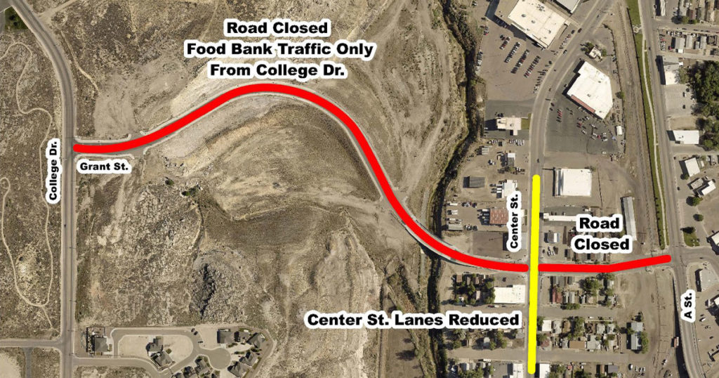 Grant Street to Close Starting Monday, Center Street Reduced to One-Lane Traffic