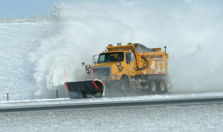 Truck Strikes WYDOT Plow Near Green River Friday
