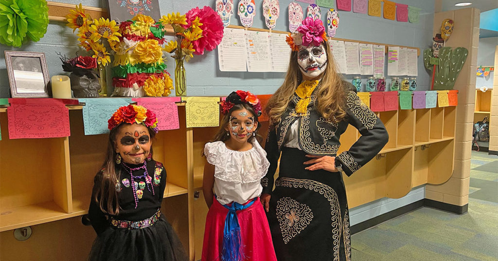 Stagecoach Elementary Students Celebrate Dia de los Muertos