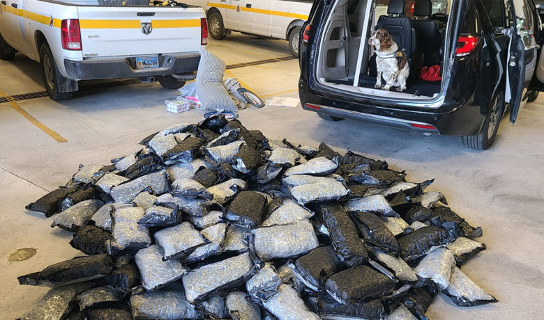 Troopers Discover 221 Pounds of Suspected Marijuana in Traffic Stop