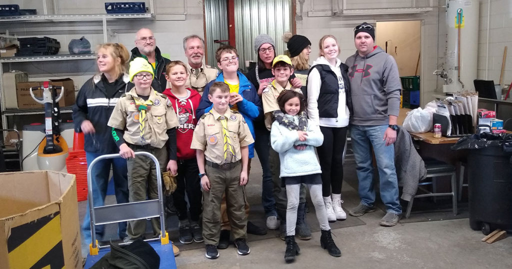 Boy Scouts Collect More Than 7,600 Pounds of Food 