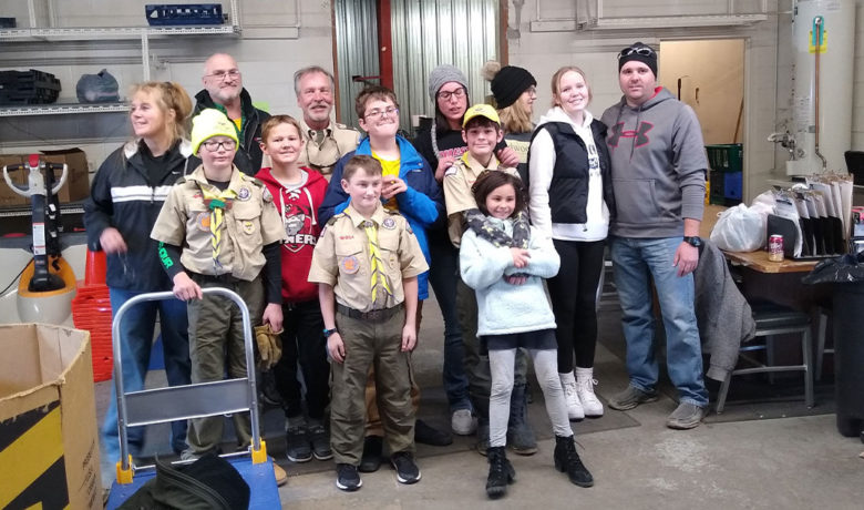 Boy Scouts Collect More Than 7,600 Pounds of Food 