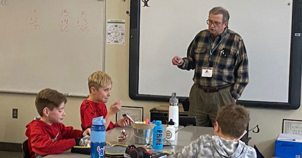 Foster Grandpa Paul Makes a Difference at Eastside Elementary School