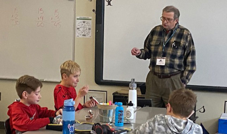 Foster Grandpa Paul Makes a Difference at Eastside Elementary School