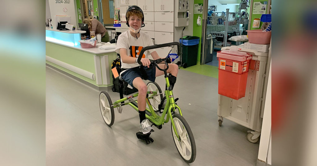 Teenage Green River Boy Trying to Recovery from Stroke