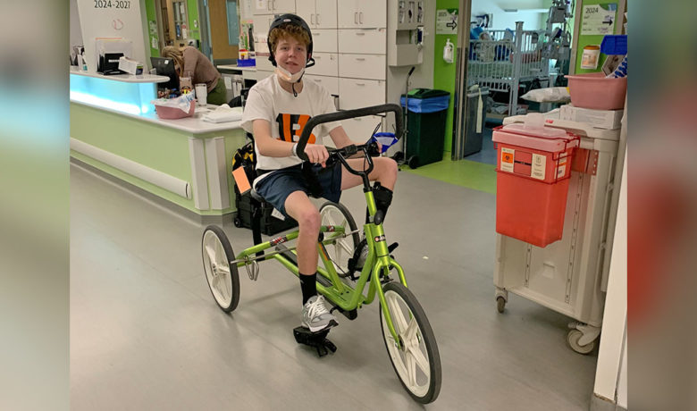 Teenage Green River Boy Trying to Recovery from Stroke