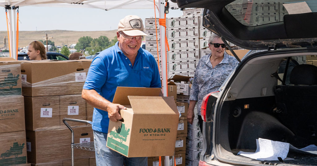 Food Bank of Wyoming Receives Matching Gift from John P. Ellbogen Foundation