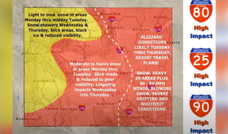 WYDOT: Prolonged Road Closures Possible With Incoming Snow Storm
