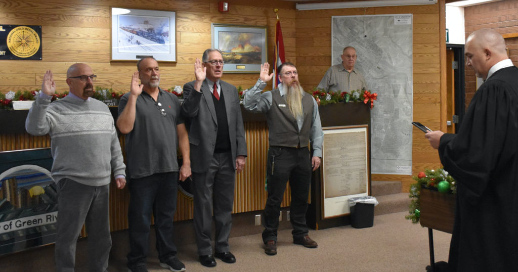 Green River City Council Members Take Oath of Office