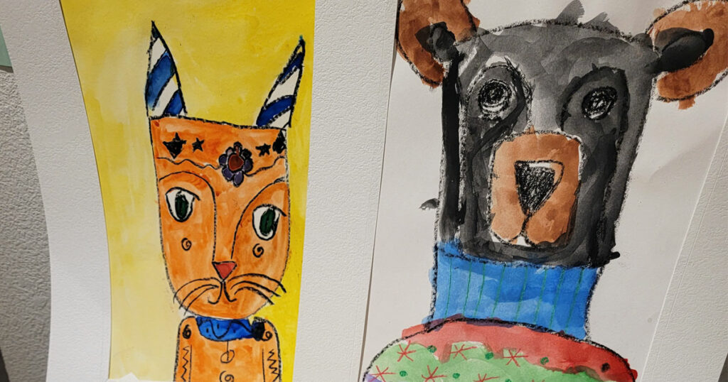 Northpark and Sage Elementary Students Show Art at CFAC