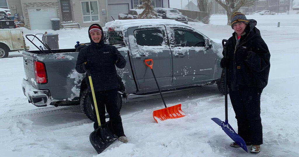 Students Make Best of Snow Storm to Raise Funds for Make-A-Wish