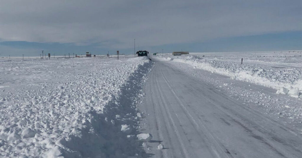 Massive Snow Drifts Contribute to Extended I-80 Closure