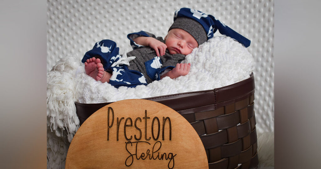 Birth Announcement: Preston Sterling Oberman