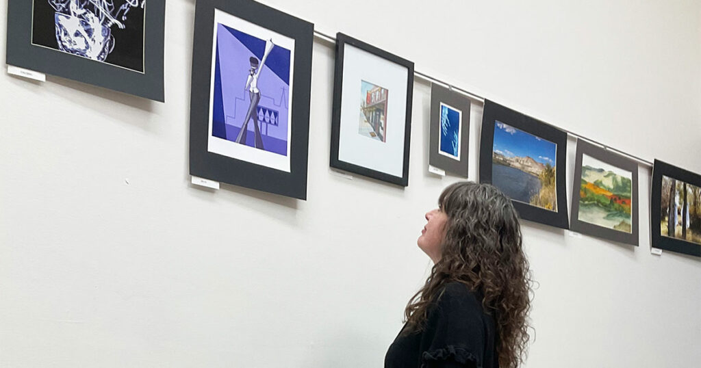 GRHS Students’ Exhibit Now on Display at Sweetwater County Library