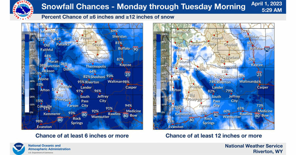 Winter Storm Warning Issued for Sweetwater County
