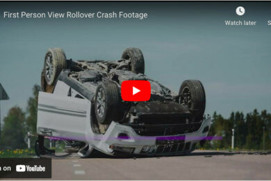 #WATCH: First-Person Rollover Crash Footage