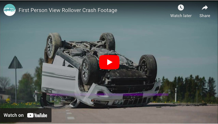 #WATCH: First-Person Rollover Crash Footage