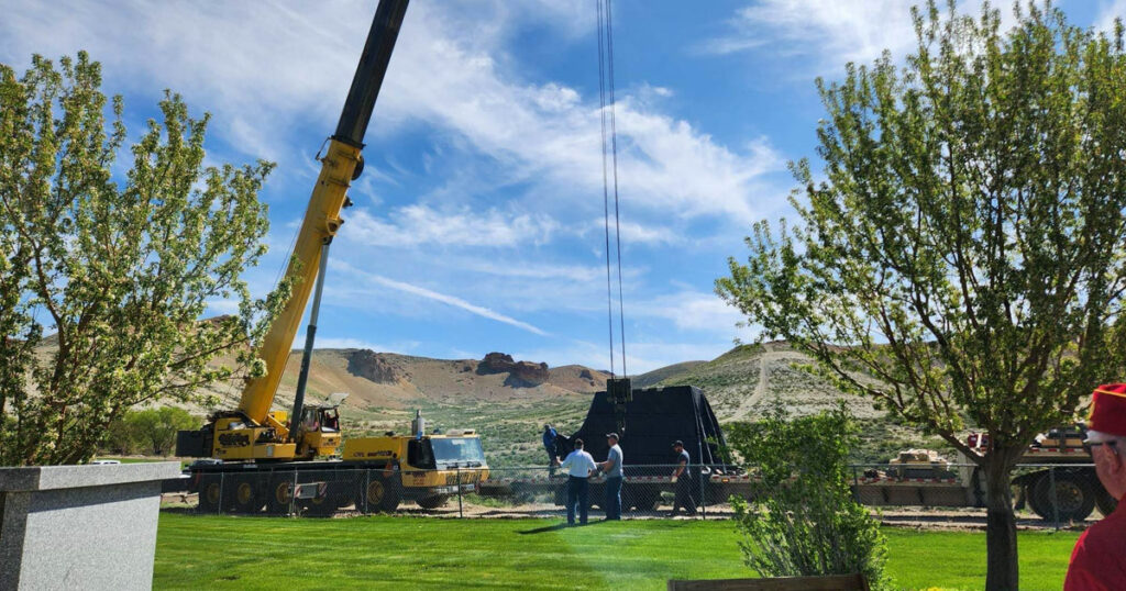 Veteran Columbarium Arrives at Riverview Cemetery
